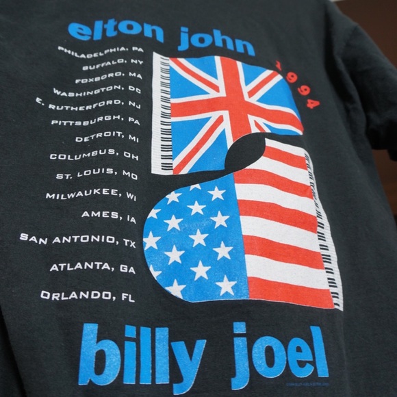 VTG - billy  joel & elton john tour tee - Picture 3 of 3